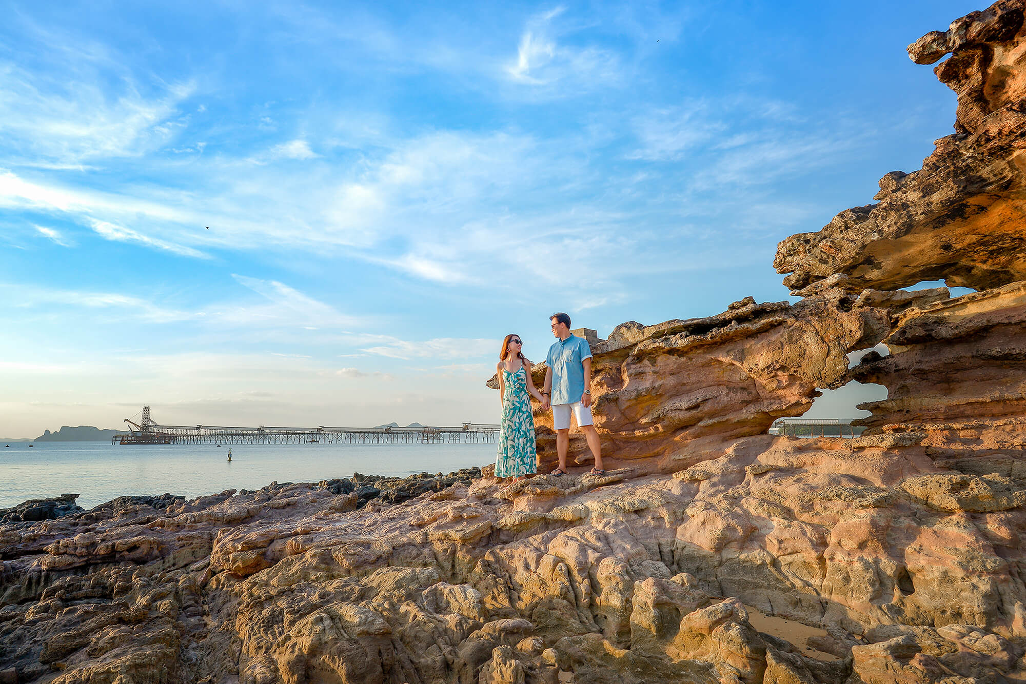 Krabi, Ao Nang Klong Muang Beach couples photoshoot